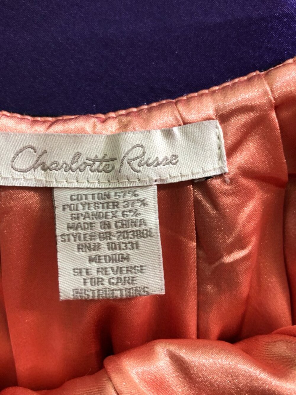 πCharlotte Russe Well-behaved in the Front, Sexy in the Back Cotton Bl. Dress - Picture 13 of 15